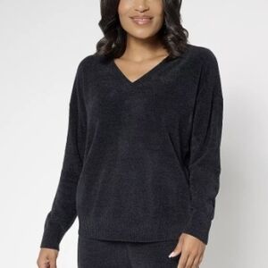 Barefoot Dreams Cozychic Lite Pullover (Without The Straight Leg Pant) Black